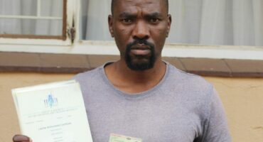 Given Rikotso shows his driver’s licence and other documents that are now temporarily worthless to him without a new ID document.