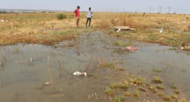 Hlanganani sewer leak