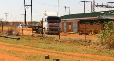 Municipal workers were busy at the Frikkie van der Merwe substation outside Welverdiend throughout Monday