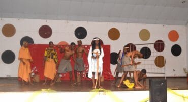 The Glitters of the Future Production on stage during the festival