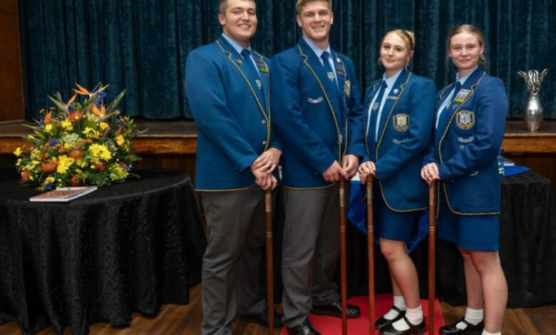 Fochies se nuwe hoofleiers is Zak Pieterse, Dewald Prinsloo, Jodyn Deacon en Zané Mulder.