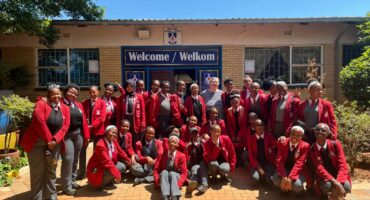 CJ's hard-working grade 11s during their handover and visit to Rotara School on October 24.
