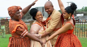 The beautiful bride, Boitshepo Kelehetsoe Modisane, married Serame Modisane on September 27. They are from Khutsong Extension 5.