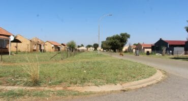 The area of Plover Street where the crime took place.