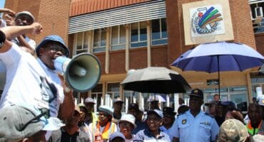Demands read during Carletonville march.
