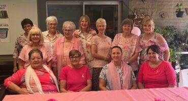 Die hardwerkende vroue wat deel was van die projek.