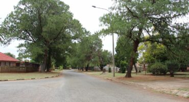 The area of Cactus Street where the house robbers struck.