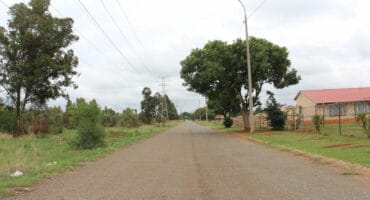 The area of Reinecke Street where the house robbery took place.