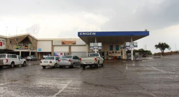 The Engen filling station near Blyvoor was struck by armed robbers this week.