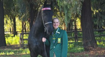 Annemie Brandon het die afgelope Desember Fochville en ons land se naam hoog gehou.