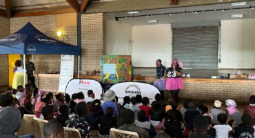 Many youngsters took part in the children's programme at Wedela