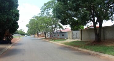 The robbery took place in this area of Adorp Street.