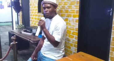 Ke Boike one of the prominent local comedians on stage during LOL comedy show