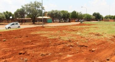 The theft of copper cable continues to be a problem in the area. Thieves dug up cabling at this open corner across from Wonderfontein High School recently.