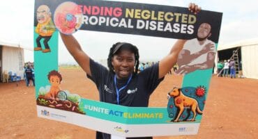 An enthusiastic health promoter from the Welverdiend Clinic, Lebogang Molefe, was one of the health staff who helped spread awareness.