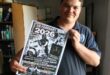 Carletonville SPCA staff member Adriaan van Niekerk with the poster advertising the event.
