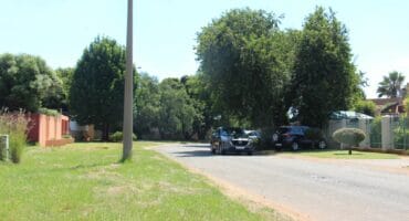 The area of Lebombo Street where the house robbery took place.