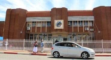 The Merafong City Local Municipality's main municipal building in Carletonville.