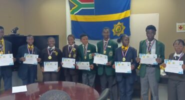 The proud participants each received a medal and a certificate.