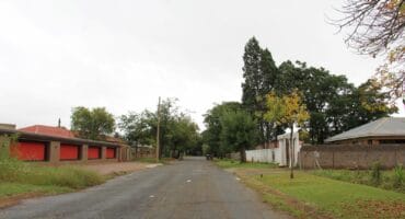 The woman was robbed while walking home from the Engen filling station just outside Blyvoor. Photo: Adele Louw