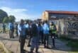 Members of two police stations searched the learners.