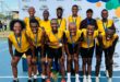 Patrick Xolile Moatlhodi (third from the left in the second row) and the rest of his team after winning the gold cup. Photo: Supplied