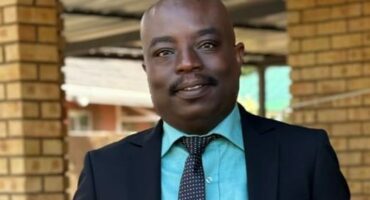 The investigating officer, Sergeant Jabulani Ngobeni, outside the courtroom after securing the conviction.