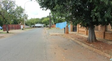 The area of Juliana Street where the robbery took place.