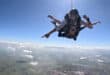 Tandem skydives are some of the activities that are still taking place at the JSC. Photo: Supplied