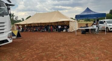 Children taking part in a Khulisa outreach at Madala Side just outside Carletonville. Archive photo: Adele Louw (Carletonville and Fochville Herald)