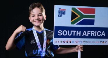 Liam van Wyk hou Fochville en Suid-Afrika se naam hoog. Foto: Verskaf