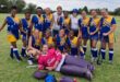 Fochies se skitterende tweede hokkiespan is voor Kaylin Meyer (doelwagter). In die tweede ry is Mari Prinsloo (kaptein), Rapsie Mokwang, Chantelize de Bruin (onderkaptein) en Karabo Ragetsi. Agter is Oratile Abrams, Gau Pule, Lesedi Fali, Katelin vd Westhuizen, afrigter me. Petro Smith, Roxanne Samson, afrigter me. Sarah Isherwood, Mickelle Hattingh, Daniëlle Strydom en Nikita Marais. Jamie-Lee Second is afwesig. Foto: Verskaf