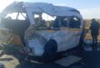 The taxi involved in the accident. Photo: Supplied