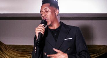 Jonkie Jay blessing the stage during the Night of Hymns Photo: Vibez
