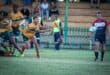 This rugby player also kept the ball out of his opponents' reach. Photo: Supplied