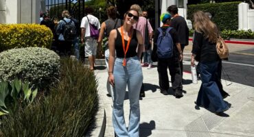 Talita Brits enjoying the summer weather in Los Angeles.