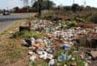The corner is again filled with rubbish.