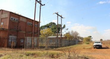 The incident happened near this substation outside Welverdiend. Photo: Adele Louw (Carletonville and Fochville Herald)
