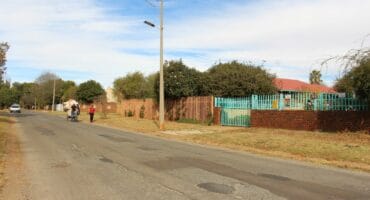 The area of Banfield Street where the incident took place. Photo: Adele Louw (Carletonville and Fochville Herald)