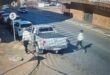This footage from a CPI security camera shows the two thugs walking up to their victim's bakkie.