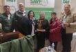 Facility Manager, Mrs Lynette Eybers (with trophy) with some supportive colleagues and community members. Photo: Supplied