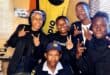 The group during their action at the radio station. Photo: SAPS