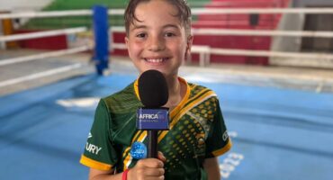 Liam het tydens die Afrika Kontinentale Kampioenskap in Kameroen op die nuus kanaal Africa 24 verskyn. Foto: Verskaf