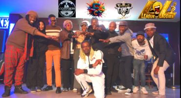 The winning team of League of Laggies is in front Dakiyamplz!. At the back are Thabz Bassick, Morwa Mo, OH1 Oh2, Roccotole, Omphewaterr, Malande, The Majestic, Mnce Xungu, Tall Dark and Handsome and Ke Boike. Photo: Supplied