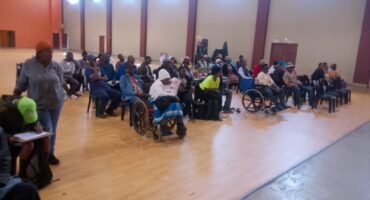 Many disabled residents attended the event.