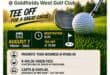 The poster for the golf day.