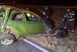 The Ford Ka in which a teenager and a woman were killed on Saturday evening. Photo: Fochville CPF