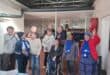 The retired nurses with some of the residents of Rotalia Home. Photo: Supplied