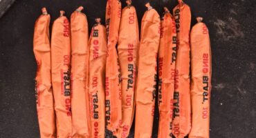 The tubes of Explogel that were retrieved by the police.