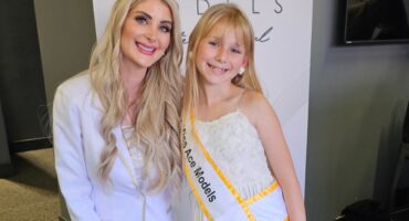 Rejanke with the National Director of Mr & Miss Ace Models International, Lechar Knezovich.
